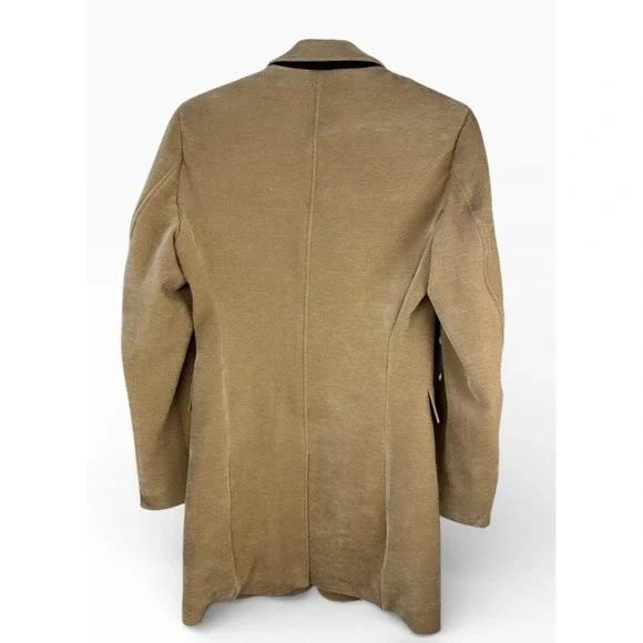 Paisley & Gray Mens XL Tan Soft Ribbed Knit Sport Coat Blazer Slim Fit *Flawed* - Picture 4 of 16